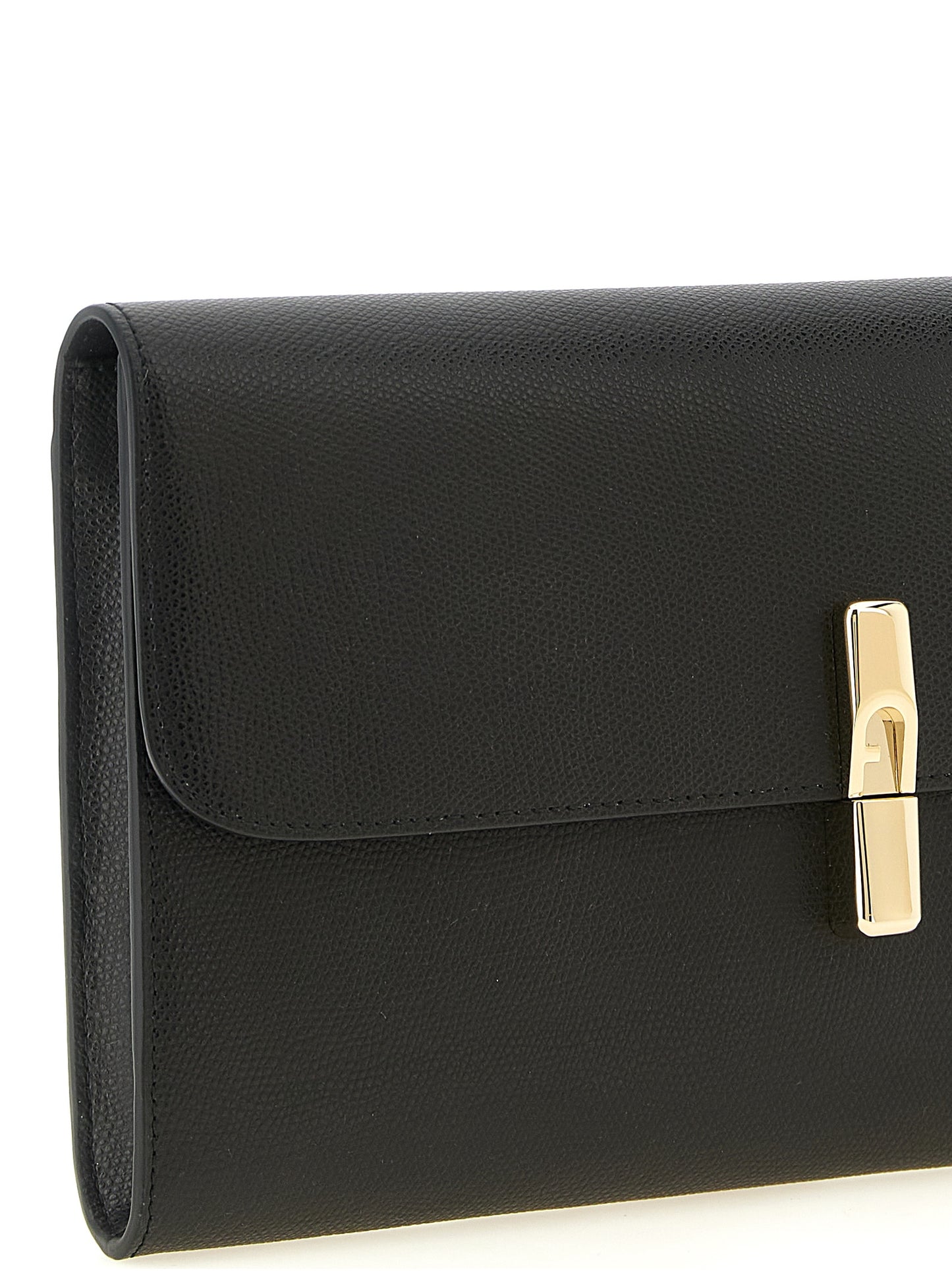Iride Clutch Bag in Textured Leather