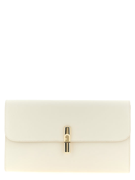 Iride Clutch Bag in Textured Leather