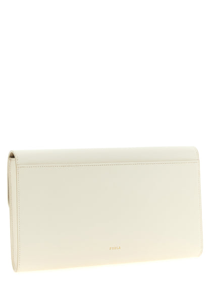 Iride Clutch Bag in Textured Leather