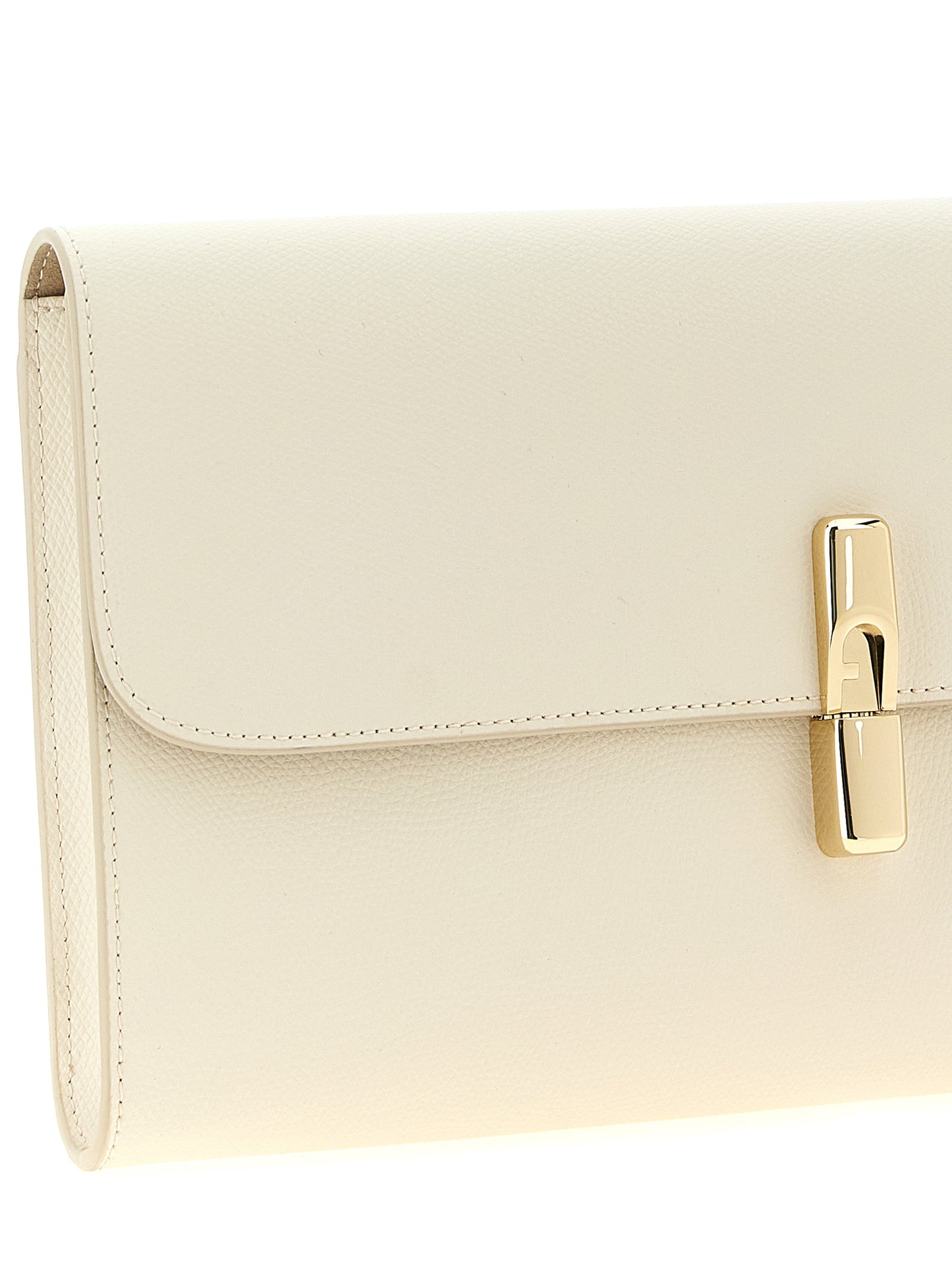 Iride Clutch Bag in Textured Leather