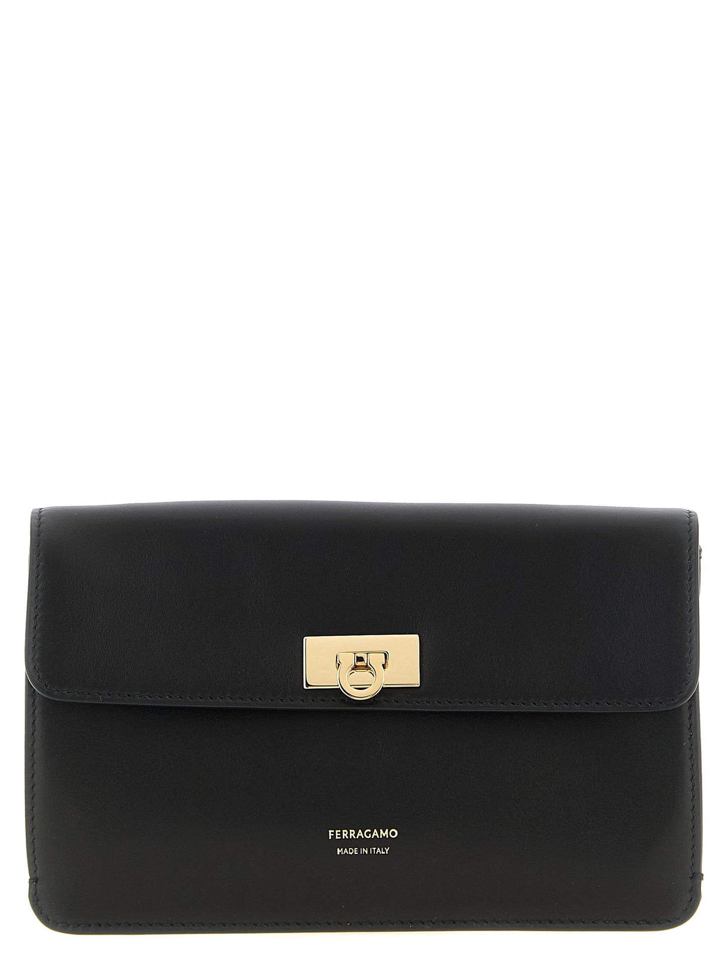 Harley Convertible Clutch Bag in Leather
