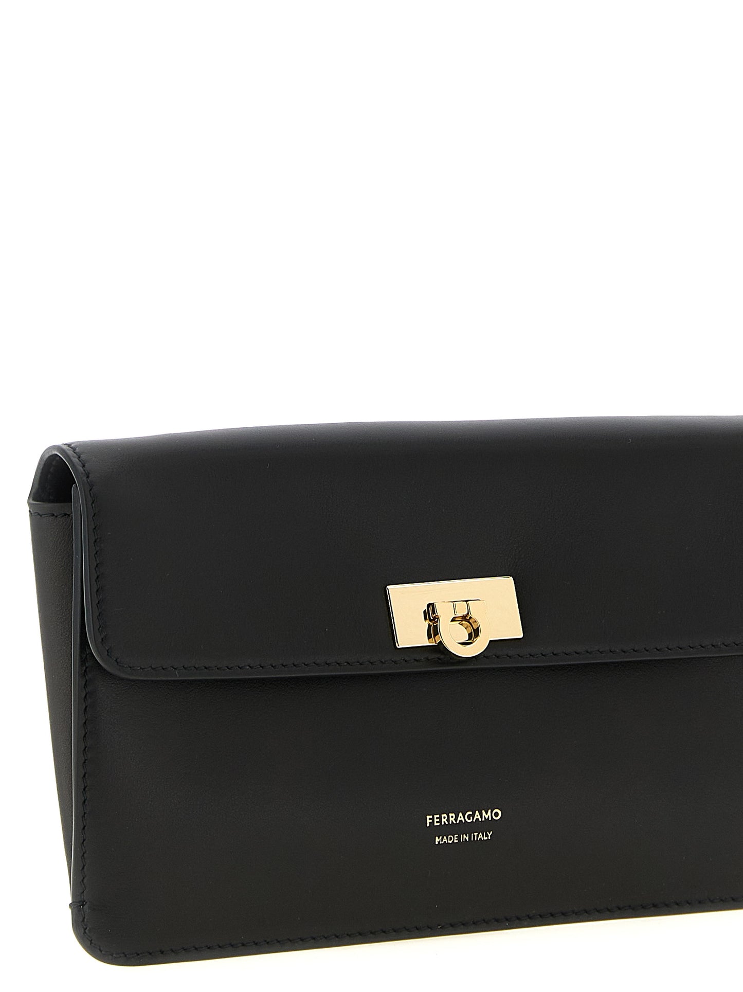 Harley Convertible Clutch Bag in Leather