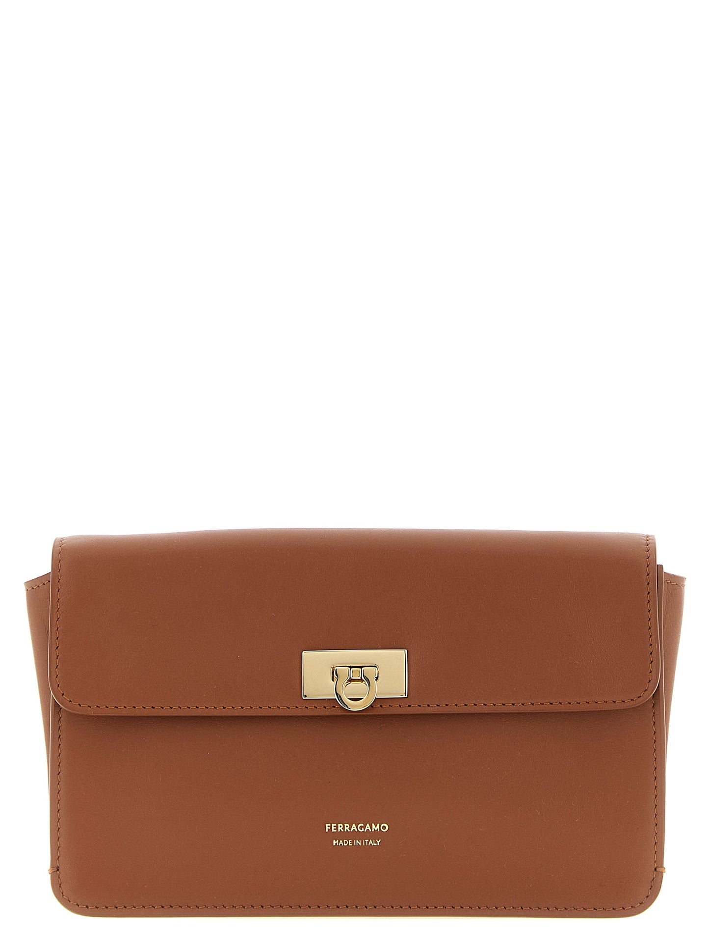Harley Convertible Clutch Bag in Leather
