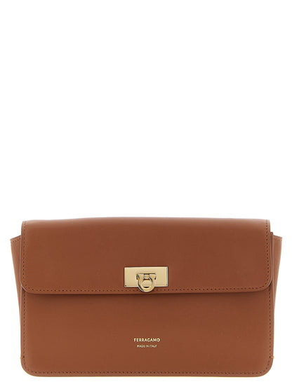 Harley Convertible Clutch Bag in Leather