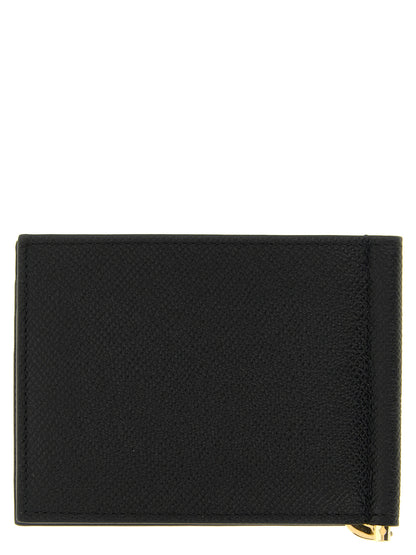 Gancio Leather Money Clip Wallet