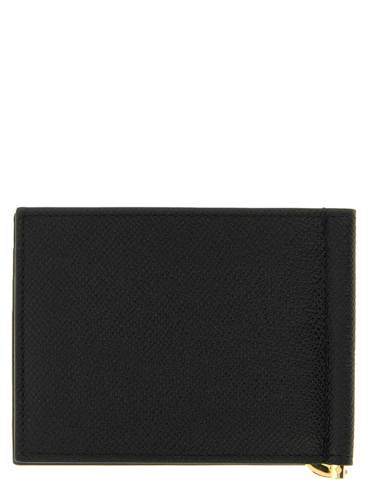 Gancio Leather Money Clip Wallet