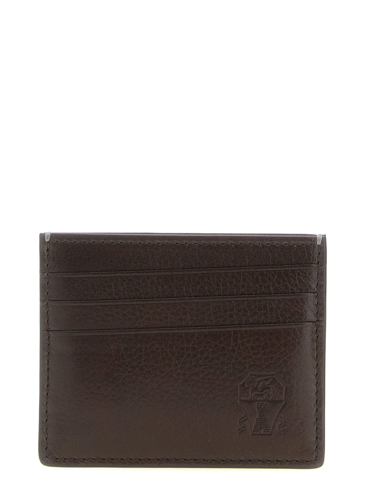 Grained Leather Card Holder