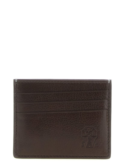 Grained Leather Card Holder