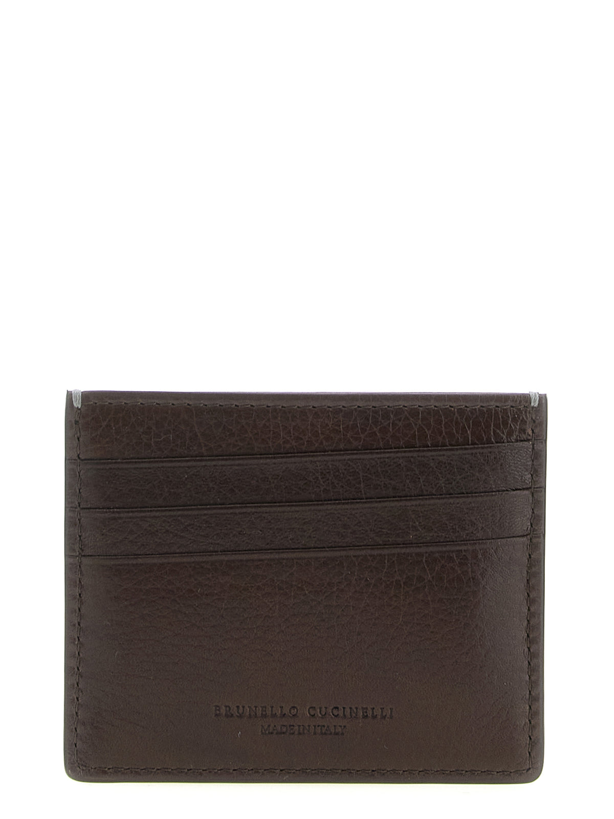 Grained Leather Card Holder