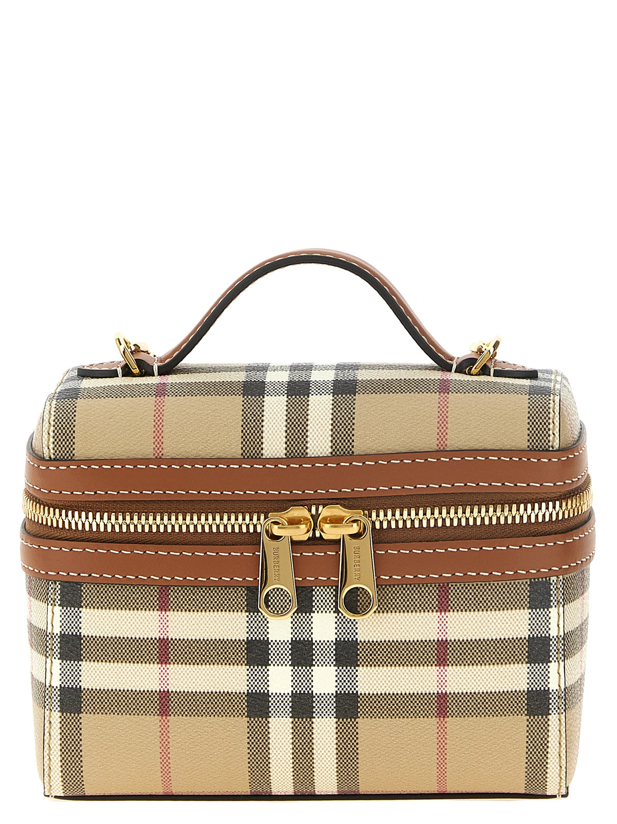 Mini Check Vanity Bag