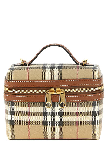 Mini Check Vanity Bag