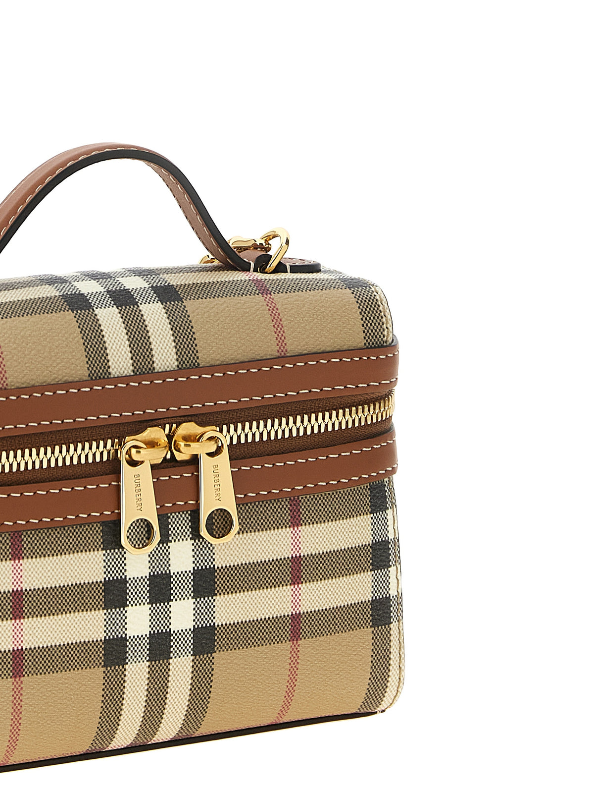 Mini Check Vanity Bag