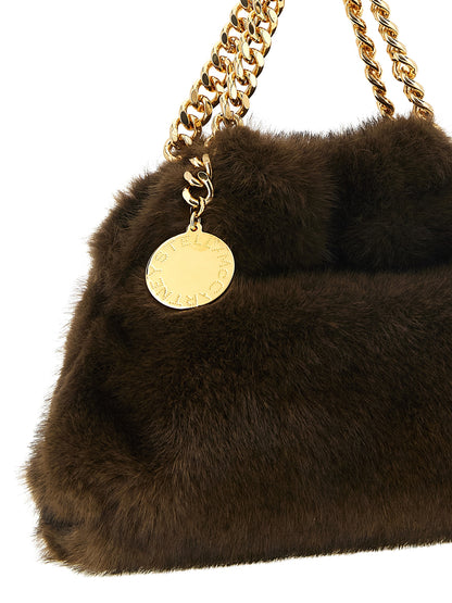 Falabella Faux-Fur Mini Drawstring Bag