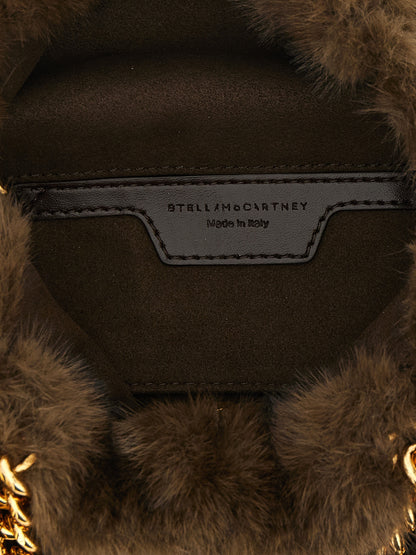 Falabella Faux-Fur Mini Drawstring Bag