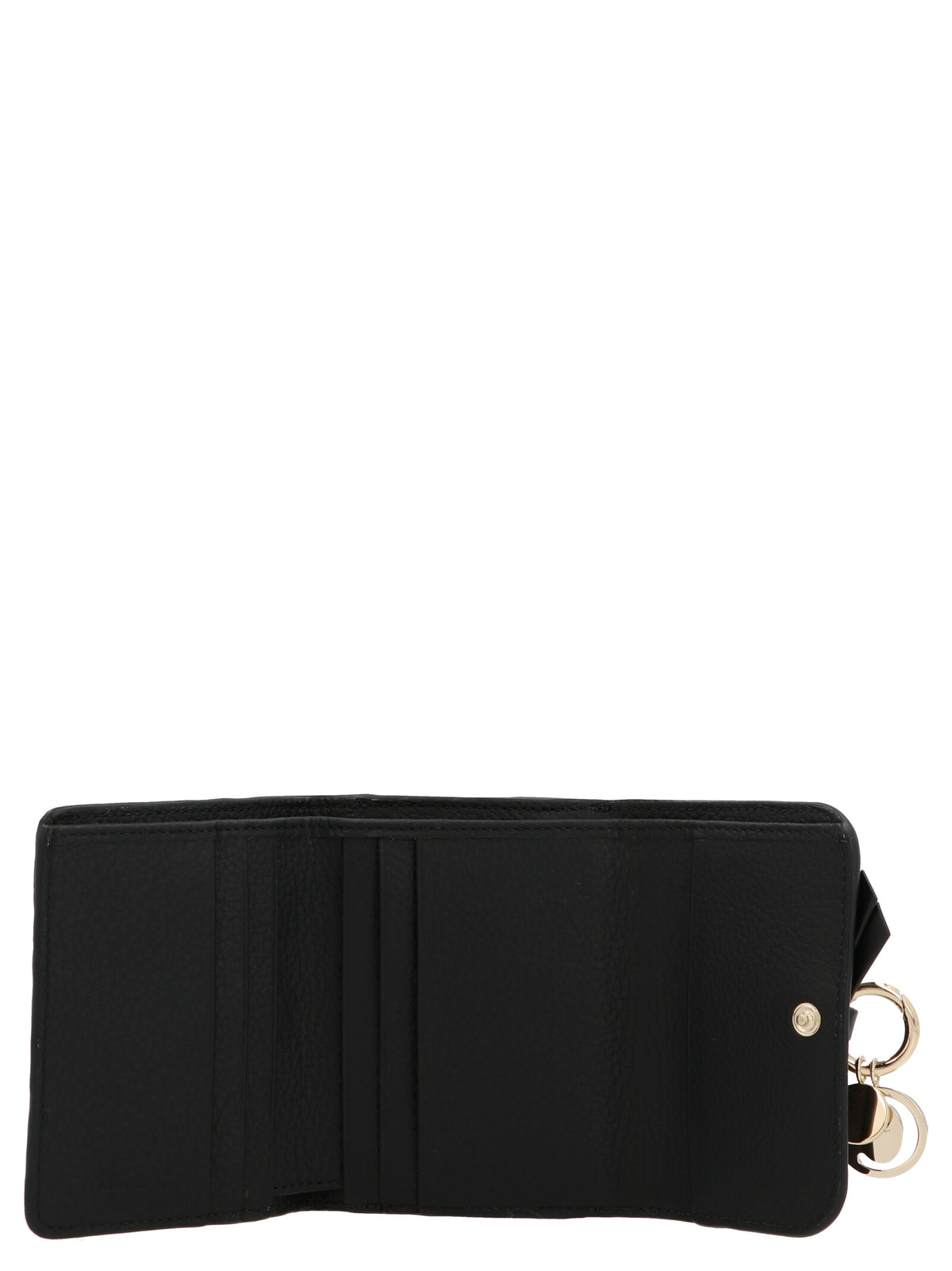 Alphabet Tri-Fold Wallet in Grained Leather