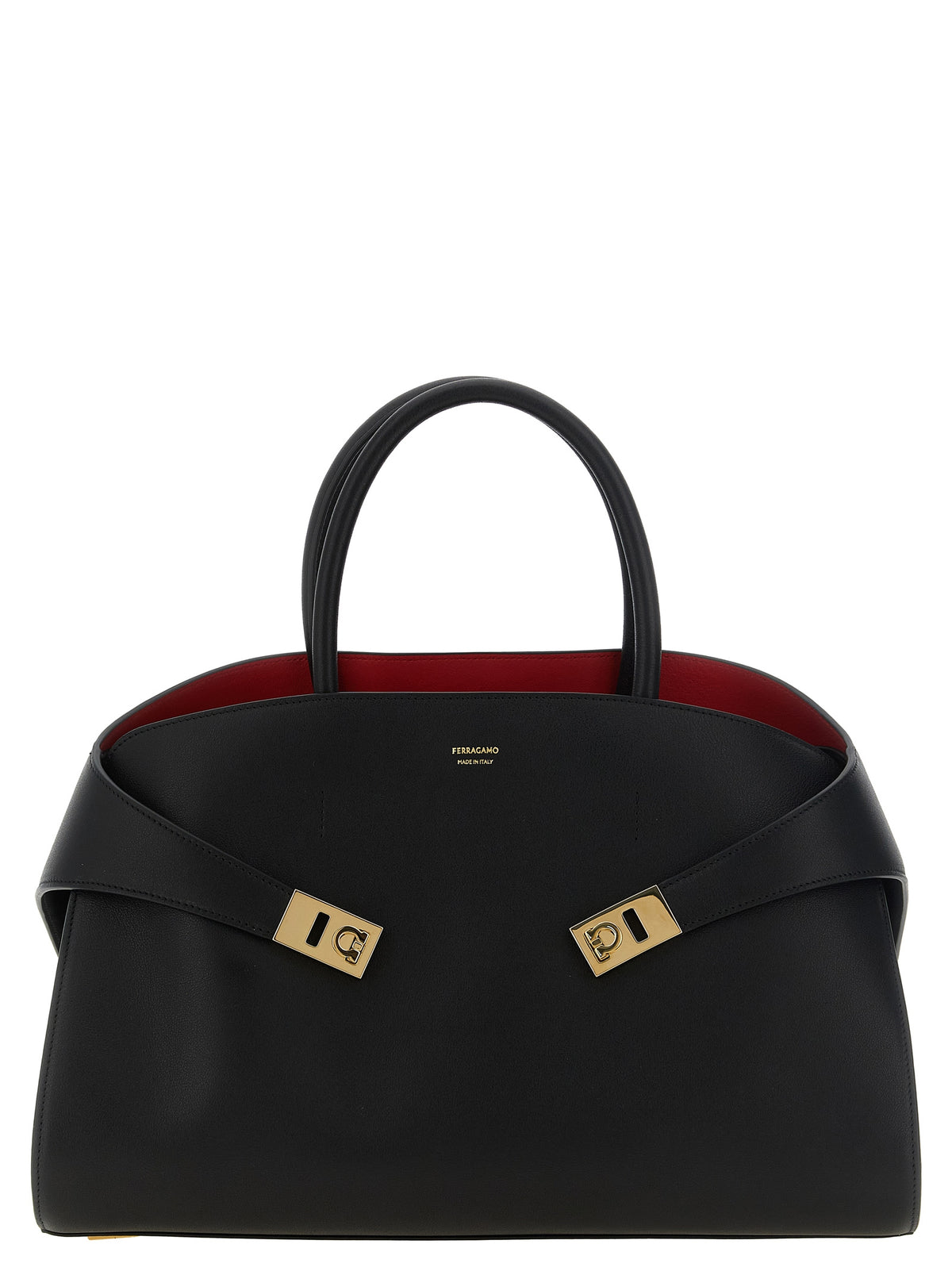 Hug Medium Two-Tone Top Handle Bag