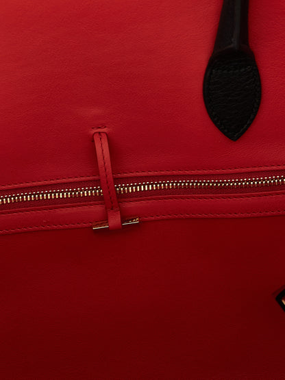 Hug Medium Two-Tone Top Handle Bag