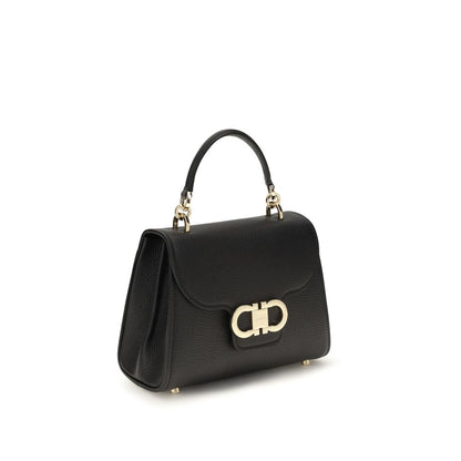 Double Gancini Mini Top Handle Bag