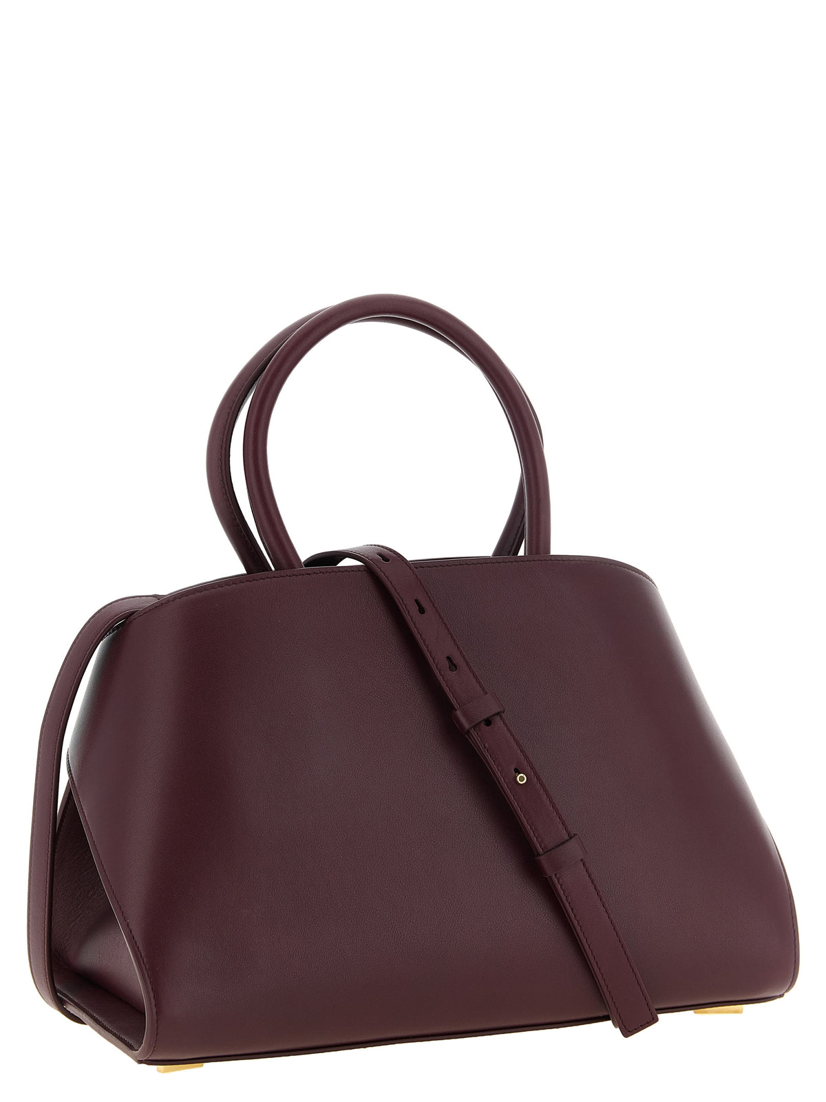 Hug Medium Top Handle Leather Bag