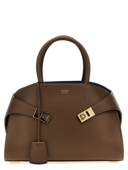 Hug Small Top Handle Leather Bag