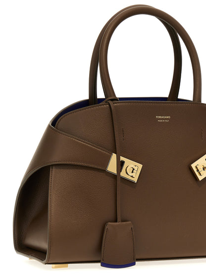 Hug Small Top Handle Leather Bag