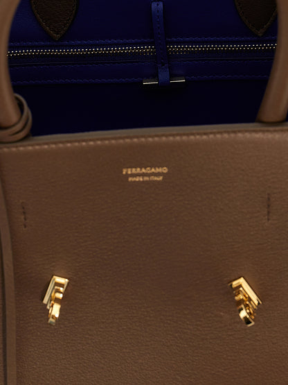 Hug Small Top Handle Leather Bag
