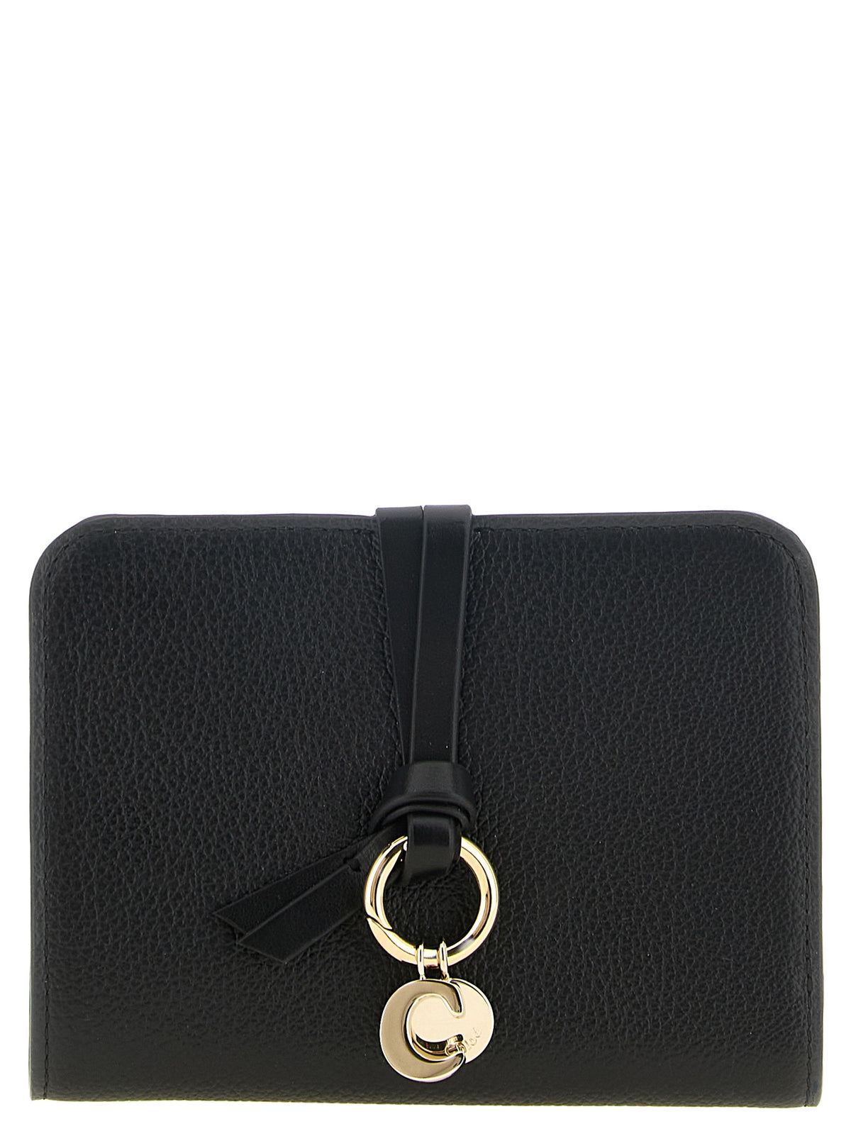 Alphabet Bifold Wallet in Grained Leather