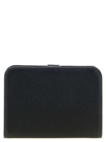 Alphabet Bifold Wallet in Grained Leather