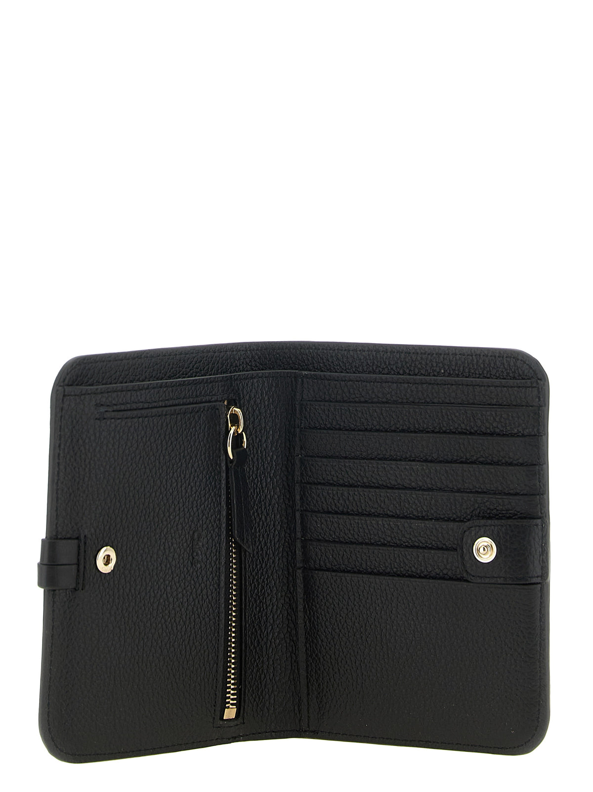 Alphabet Bifold Wallet in Grained Leather