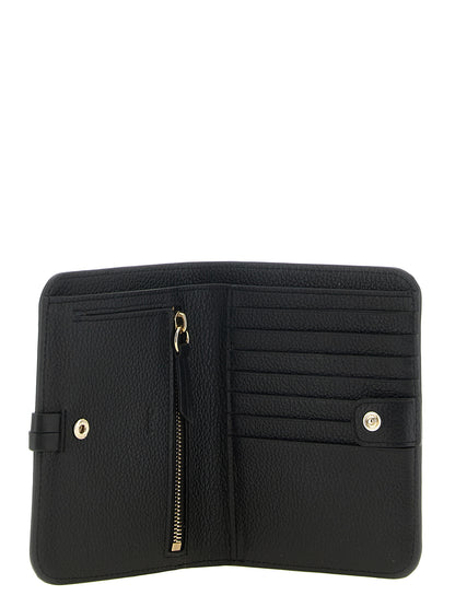 Alphabet Bifold Wallet in Grained Leather